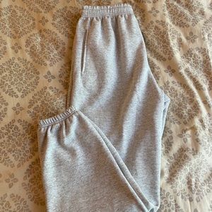 pretty little thing ash grey casual jogger